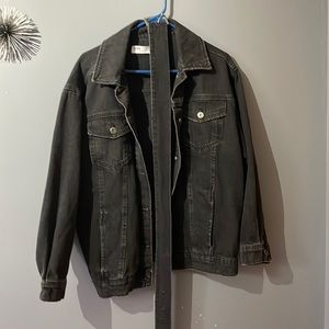 Zara black denim jacket